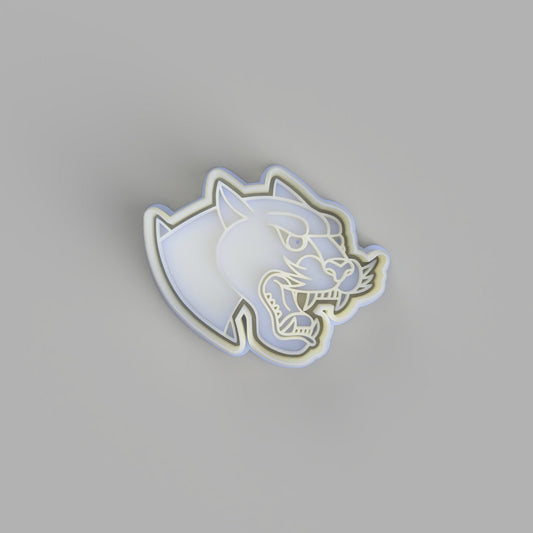 Panther - Tattoo Style Cookie Cutter and Embosser - just-little-luxuries