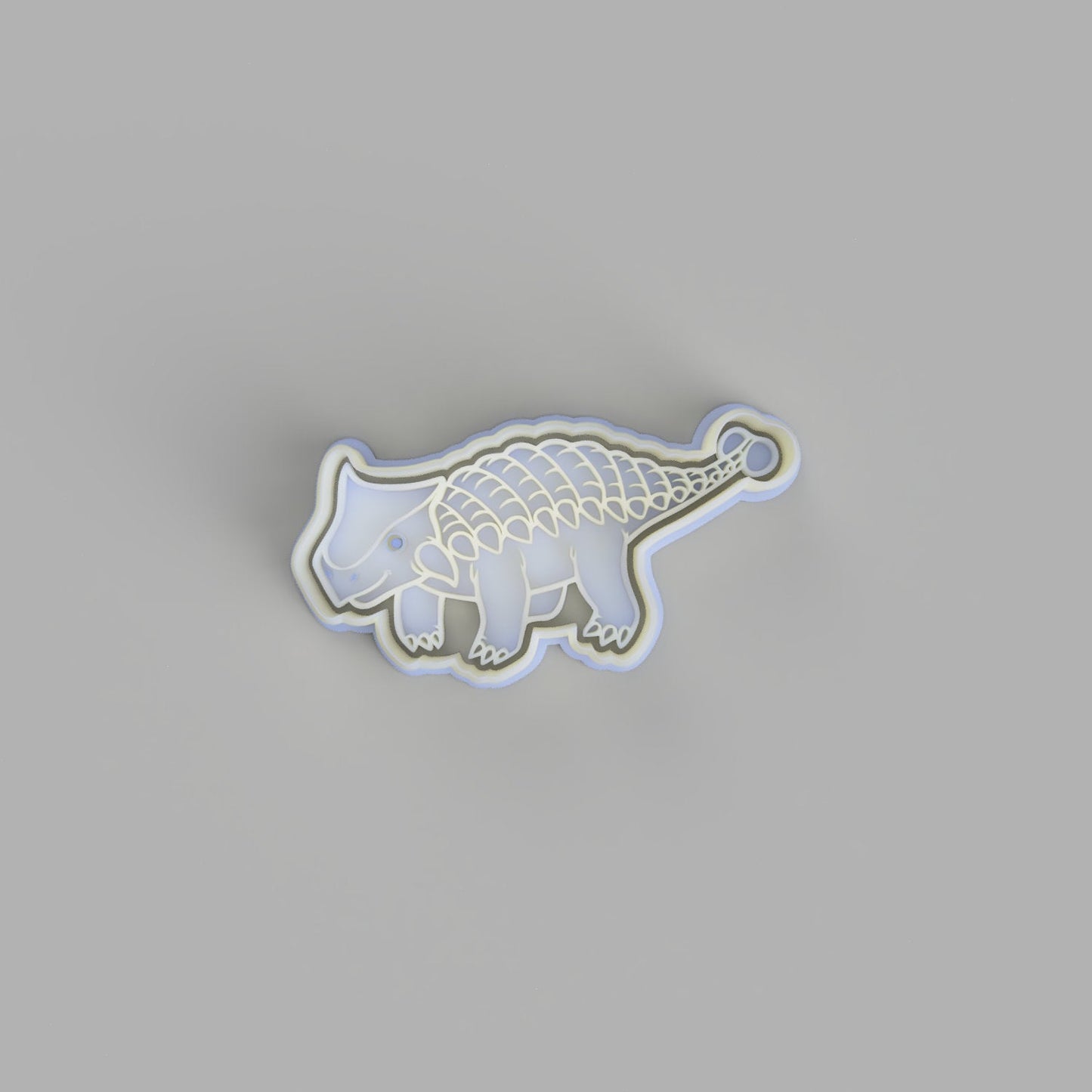 Ankylosaurus - Dinosaur Cookie Cutter and Embosser. - just-little-luxuries