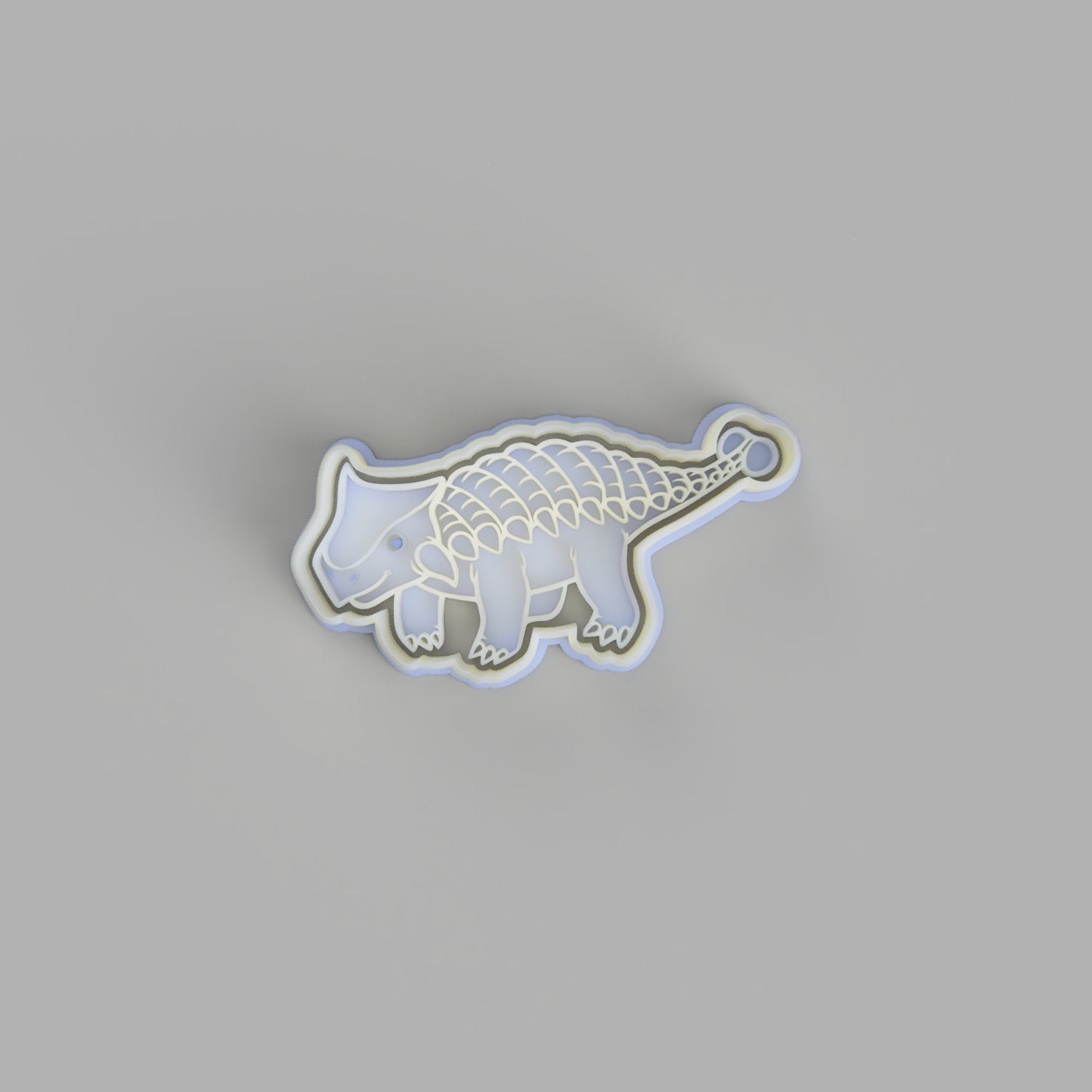 Ankylosaurus - Dinosaur Cookie Cutter and Embosser. - just-little-luxuries