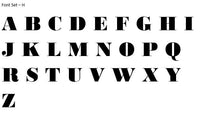 Monogram Raised 3D Cookie Embosser. Font Type H - just-little-luxuries