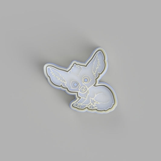 Fennec Fox Cookie Cutter and Embosser. - just-little-luxuries