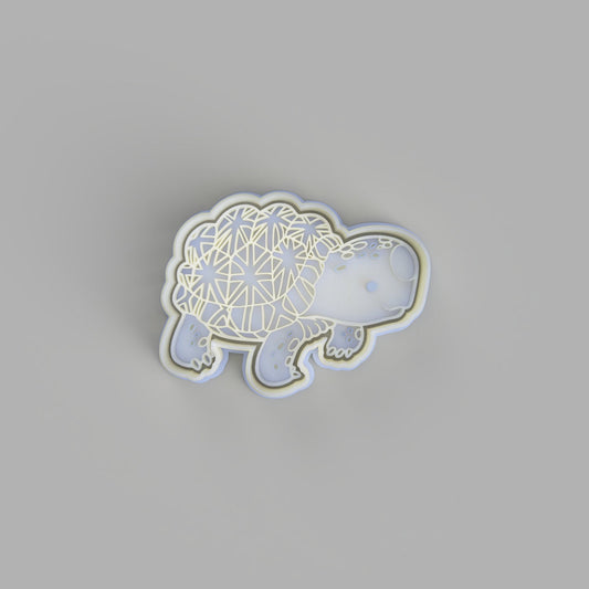 Indian Star Tortise Cookie Cutter and Embosser. - just-little-luxuries