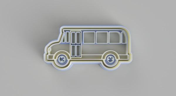 School Bus Cookie Cutter and Embosser. - just-little-luxuries