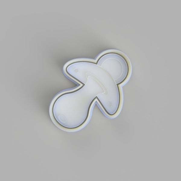 Dummy (3) Pacifier Cookie Cutter and Embosser - just-little-luxuries