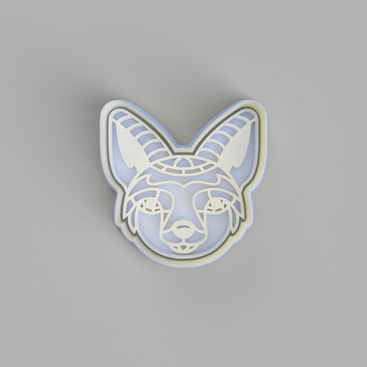 Boho - Fennec Fox Cookie Cutter and Embosser - just-little-luxuries