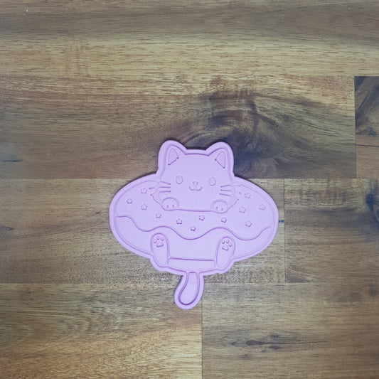 Donut Cat Cookie Cutter and Embosser. - just-little-luxuries