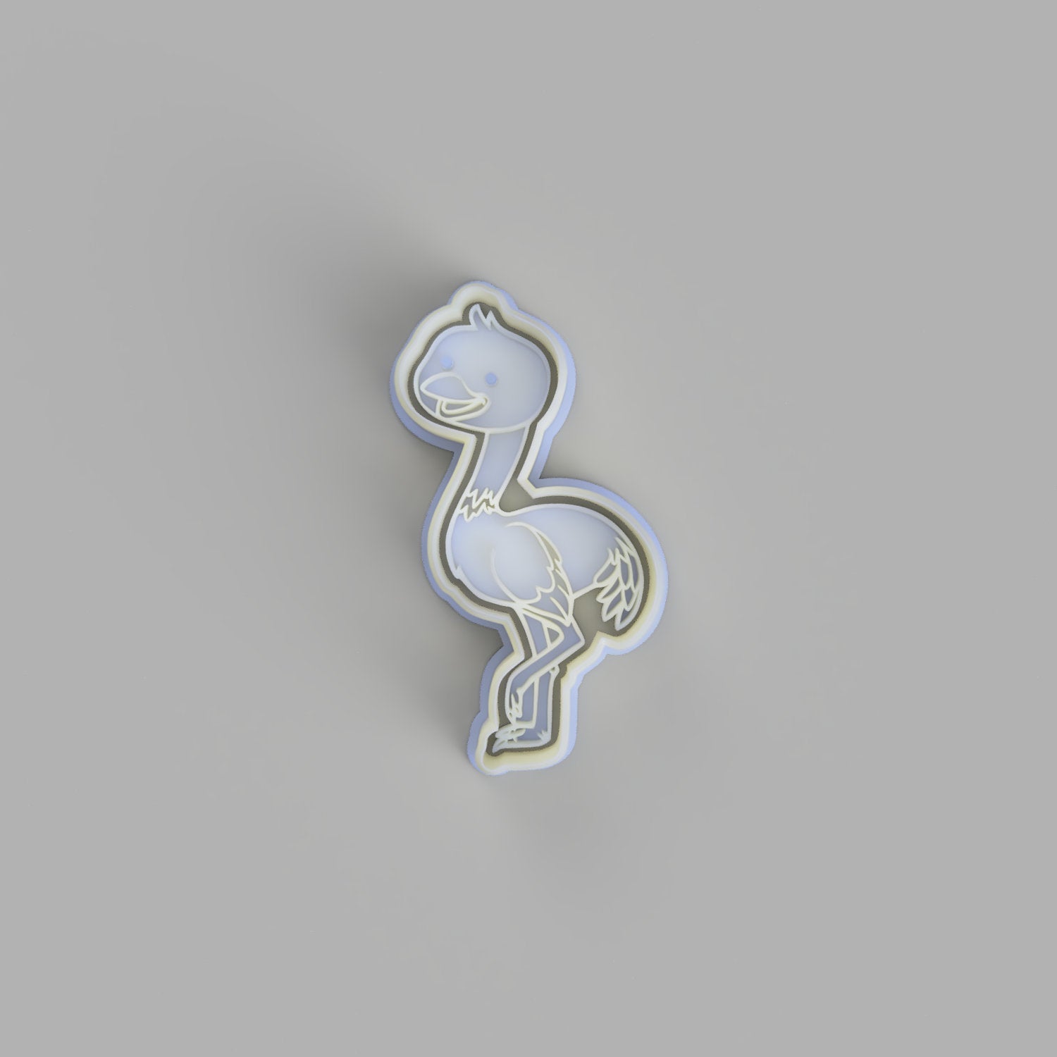 Ostrich Cookie Cutter and Embosser. - just-little-luxuries