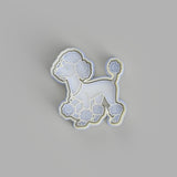 Poodle cartoon Cookie Cutter and Embosser. - just-little-luxuries