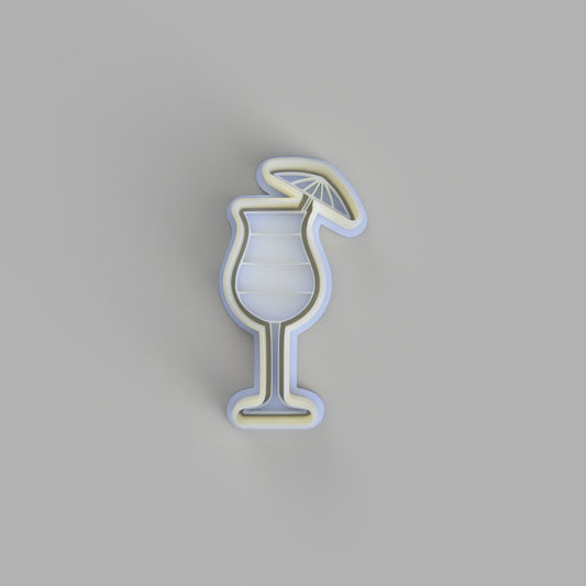 Layered Cocktail Cookie Cutter and Embosser. - just-little-luxuries