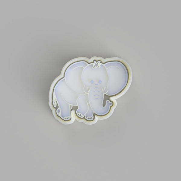 Cartoon Elephant (2) Cookie Cutter and Embosser. - just-little-luxuries