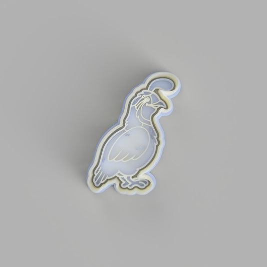Quail Cookie Cutter and Embosser. - just-little-luxuries