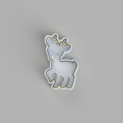 Woodland Deer Cookie Cutter and Embosser. - just-little-luxuries