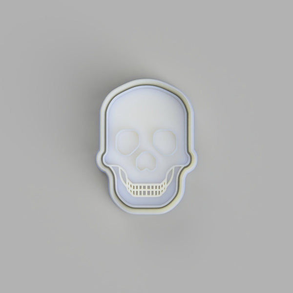 Skull (2) - Tattoo Style Cookie Cutter and Embosser - just-little-luxuries