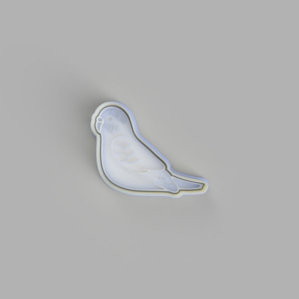 Budgie - budgerigar Cookie Cutter and Embosser. - just-little-luxuries