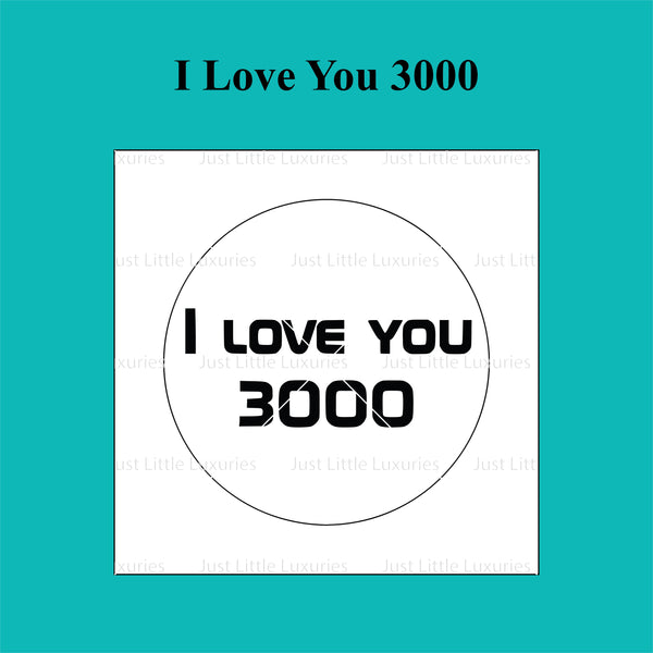 I Love You 3000 Embosser