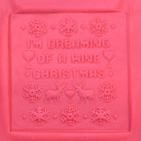 Ugly Christmas Cookies - I'm Dreaming of a Wine Christmas Raised Embosser - just-little-luxuries