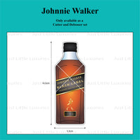 Johnnie Walker Bottle Cookie Cutter