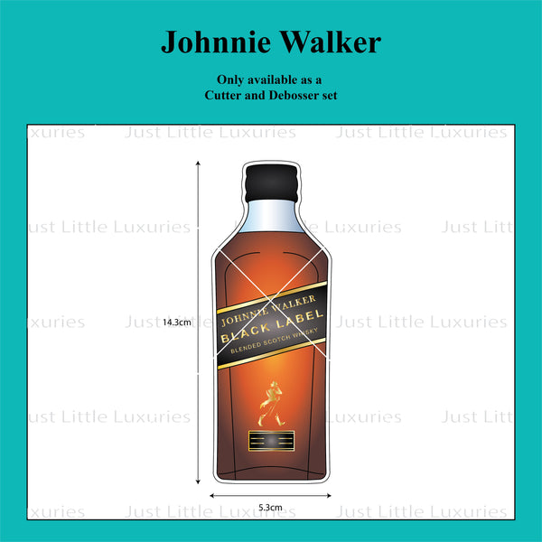 Johnnie Walker Bottle Cookie Cutter