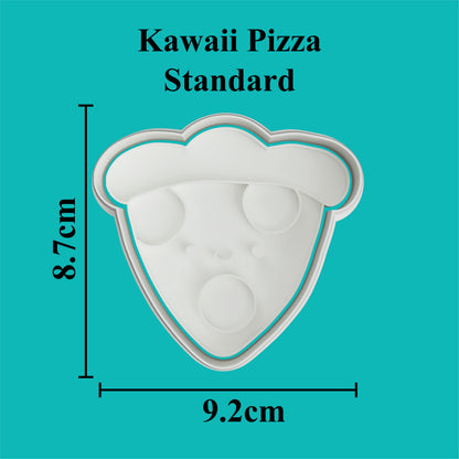 Kawaii Pizza Cookie Cutter and Embosser.