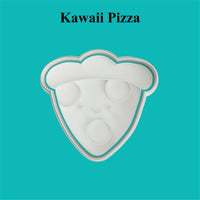 Kawaii Pizza Cookie Cutter and Embosser.