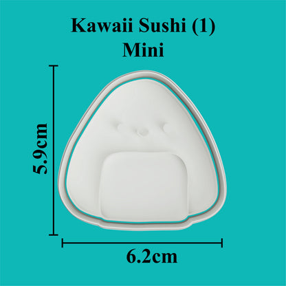 Kawaii Sushi (1) Cookie Cutter and Embosser.