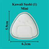 Kawaii Sushi (1) Cookie Cutter and Embosser.