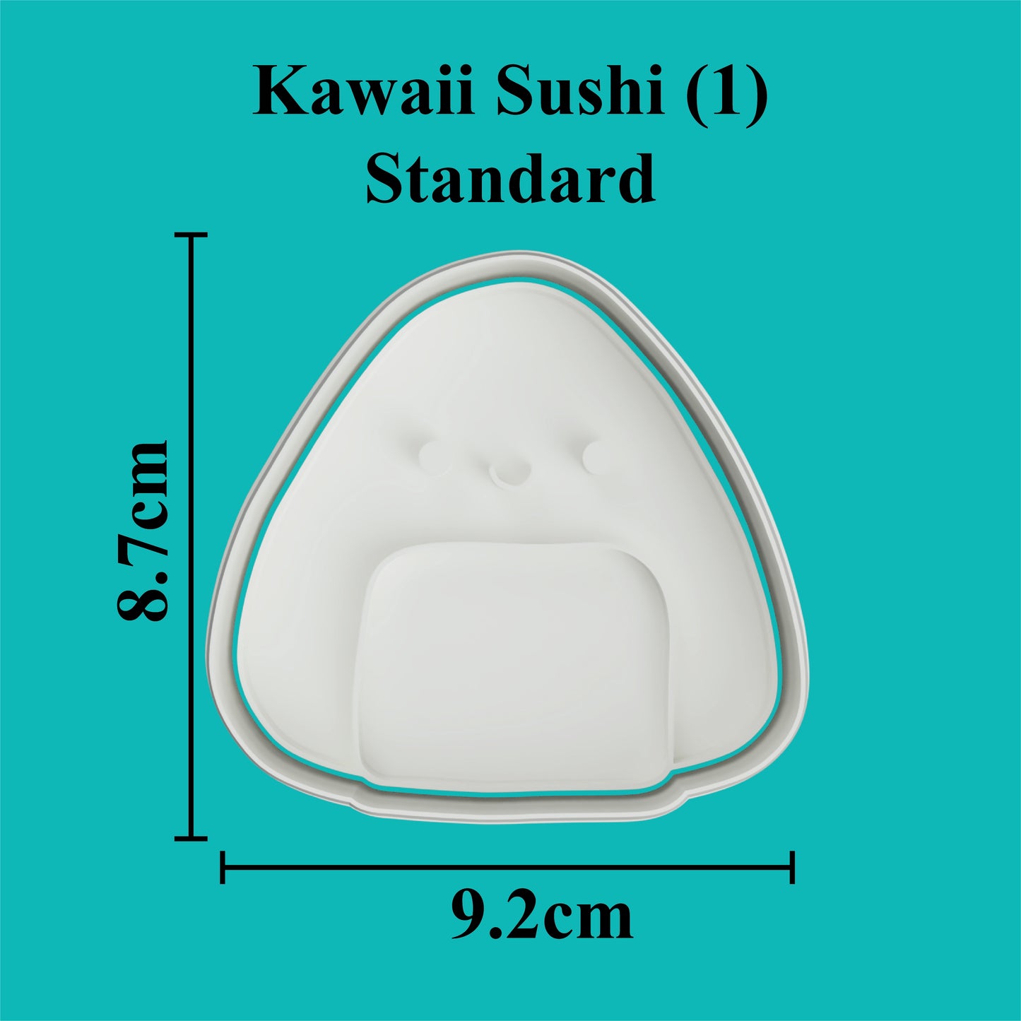 Kawaii Sushi (1) Cookie Cutter and Embosser.