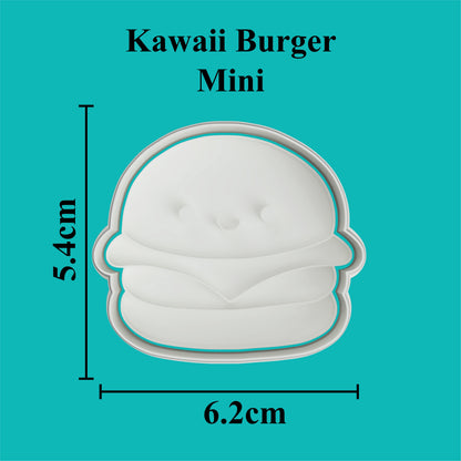 Kawaii Burger Cookie Cutter and Embosser.