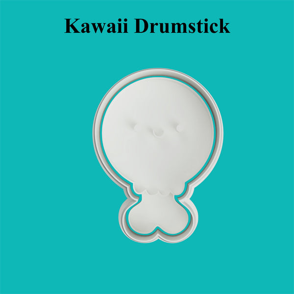 Kawaii Drumstick Cookie Cutter and Embosser.