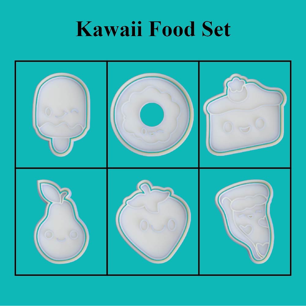 Kawaii Food - Cookie Cutter Set - just-little-luxuries