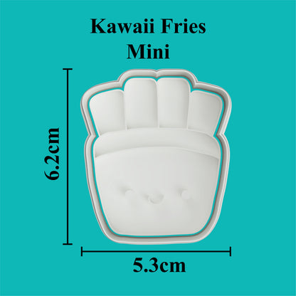 Kawaii Fries Cookie Cutter and Embosser.