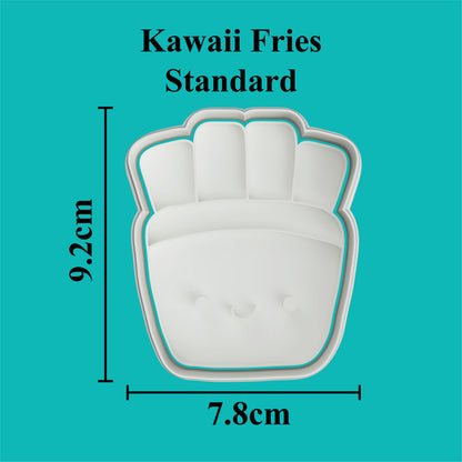 Kawaii Fries Cookie Cutter and Embosser.