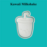 Kawaii Milkshake Cookie Cutter and Embosser.