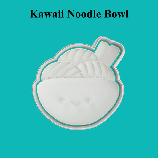 Kawaii Noodle Bowl Cookie Cutter and Embosser.