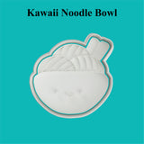 Kawaii Noodle Bowl Cookie Cutter and Embosser.