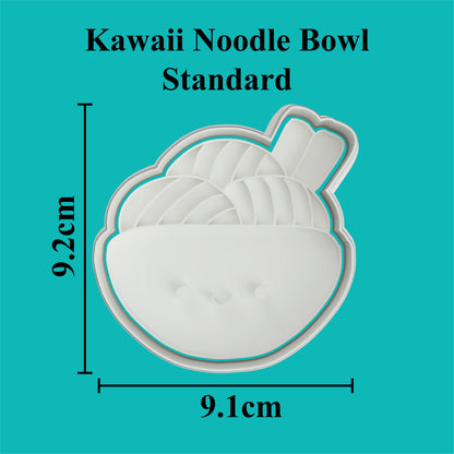 Kawaii Noodle Bowl Cookie Cutter and Embosser.