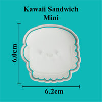 Kawaii Sandwich Cookie Cutter and Embosser.