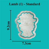Lamb (1) Cookie Cutter and Embosser.
