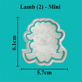Lamb (2) Cookie Cutter and Embosser.