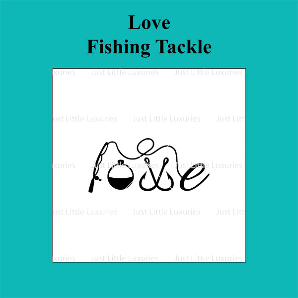 "LOVE" Fishing theme Debosser