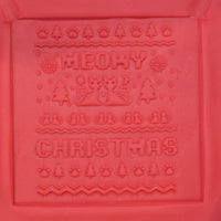 Ugly Christmas Cookies - Meowy Christmas Raised Embosser - just-little-luxuries