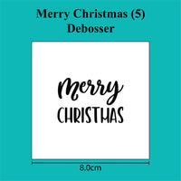 Merry Christmas (5) - Debosser