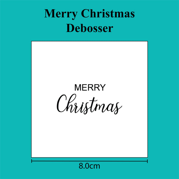 Merry Christmas - Debosser