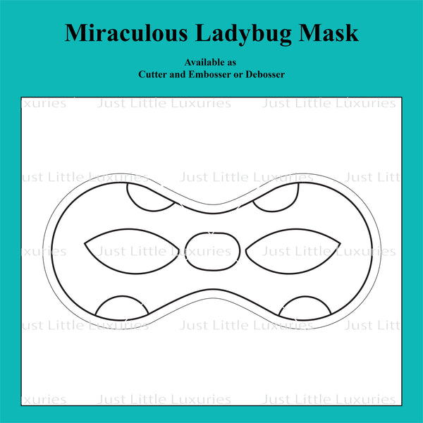 Miraculous Ladybug Mask Cookie Cutter