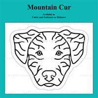 Mountain Cur Cookie Cutter