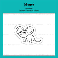 On the Farm -  Mouse Cookie Cutter