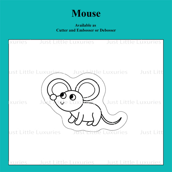 On the Farm -  Mouse Cookie Cutter