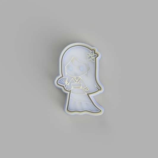 Chibi Mulan (2) Cookie Cutter - just-little-luxuries