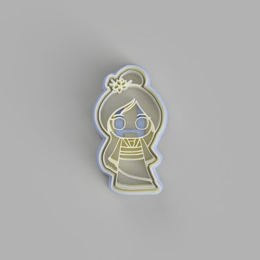 Chibi Mulan Cookie Cutter - just-little-luxuries