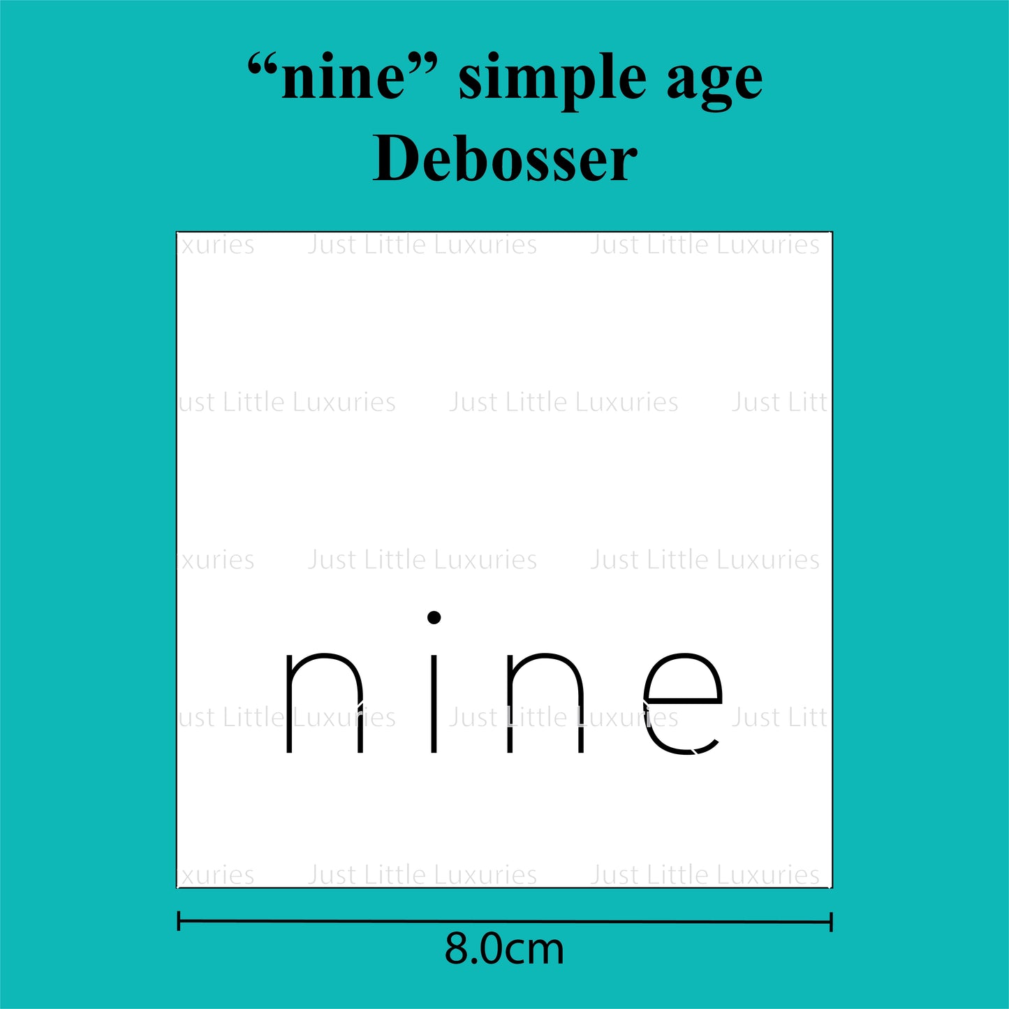 Simple Age Debosser